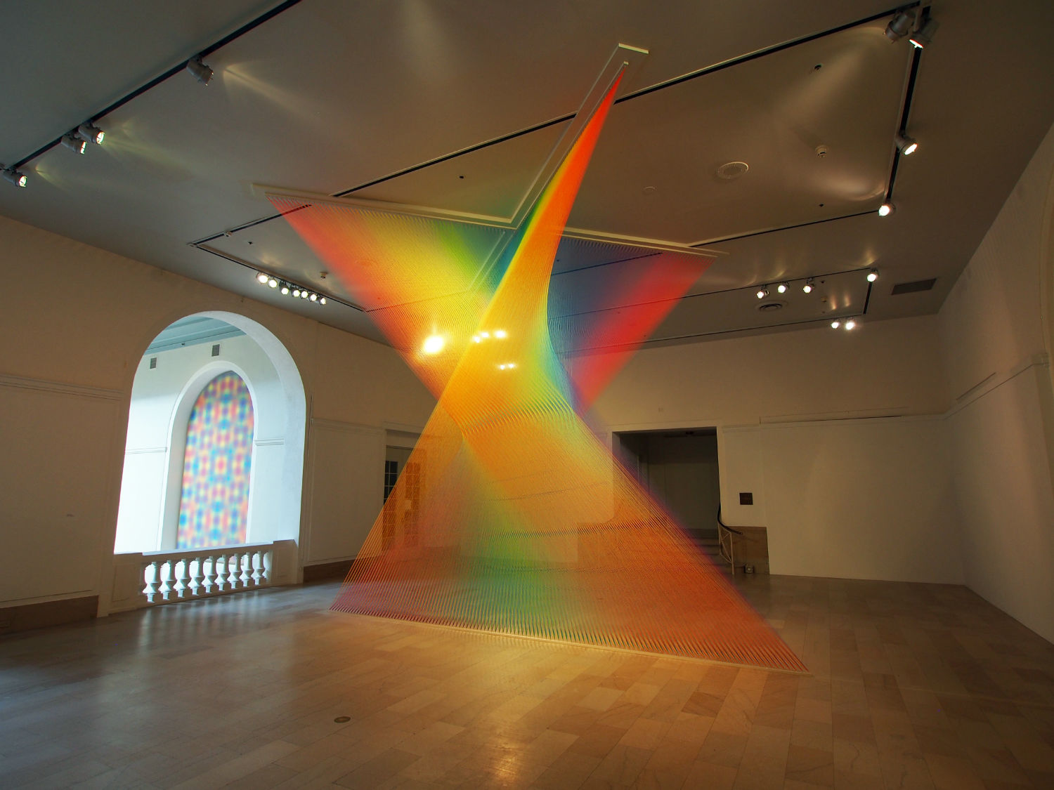 Plexus no. 30, 2015. Site-specific installation at the Newark Museum